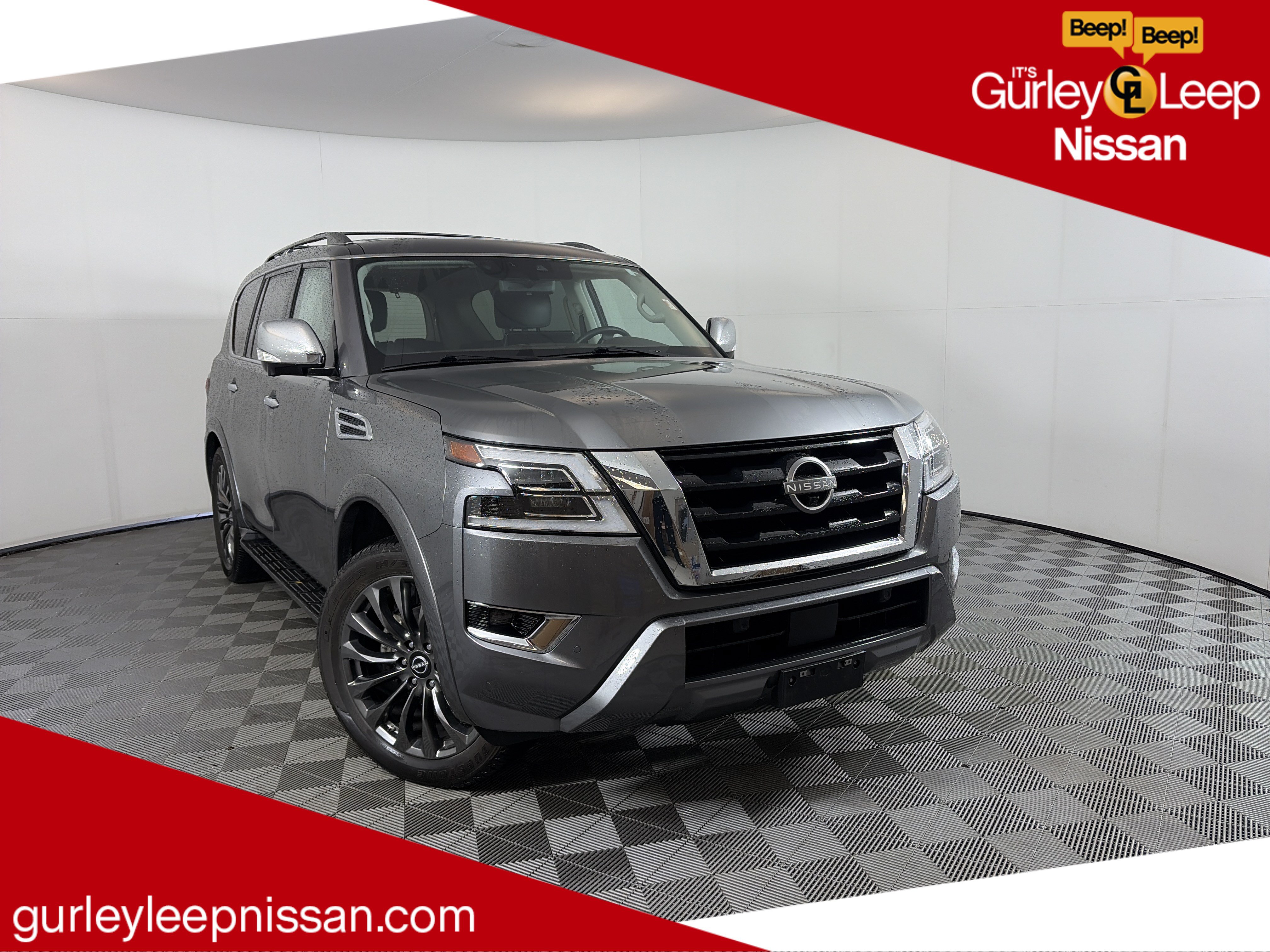 Certified 2023 Nissan Armada Platinum w/ Captain's Chairs Package
