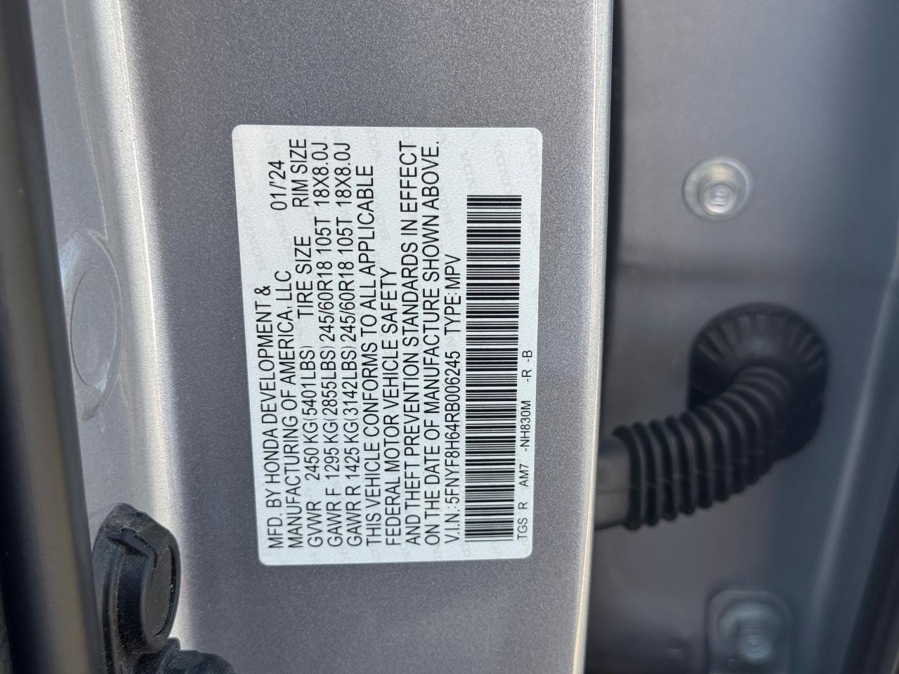 Certified 2024 Honda Passport TrailSport image 29