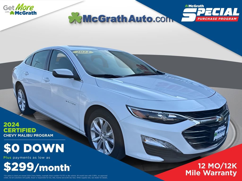 Used 2024 Chevrolet Malibu LT image 1
