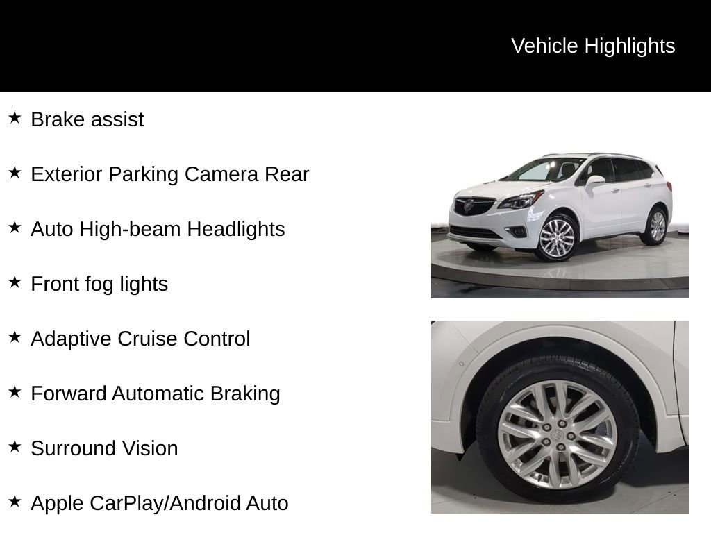 Used 2019 Buick Envision Premium w/ Driver Confidence Package AWD/4WD image 19