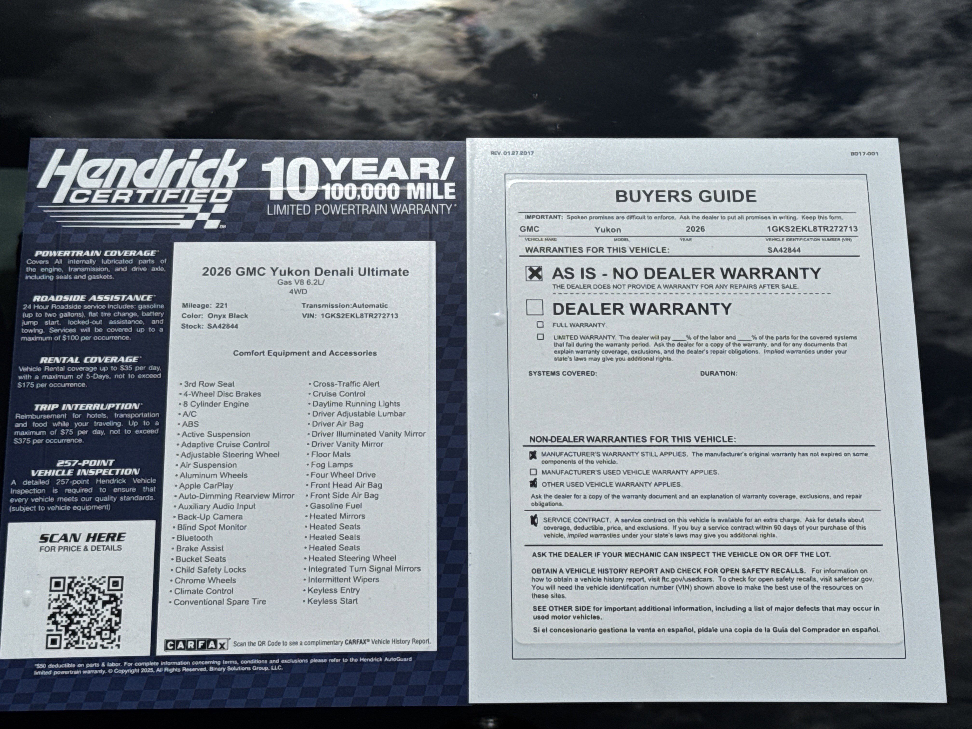 Used 2026 GMC Yukon Denali Ultimate AWD/4WD image 42