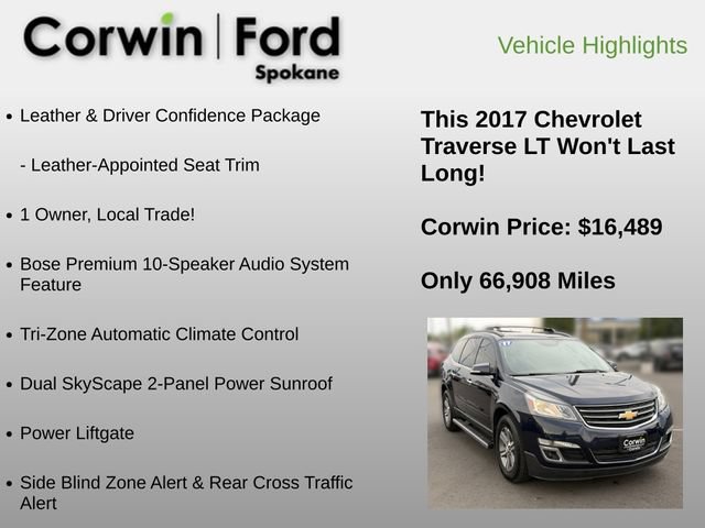 Used 2017 Chevrolet Traverse LT AWD/4WD image 12
