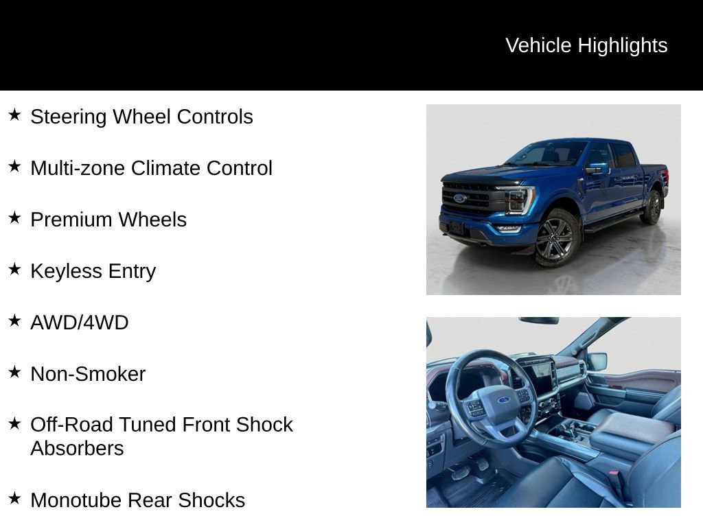 Used 2023 Ford F150 Lariat w/ Equipment Group 502A High AWD/4WD image 26