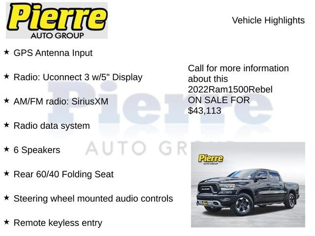 Used 2022 RAM 1500 Rebel w/ G/T Package AWD/4WD image 7