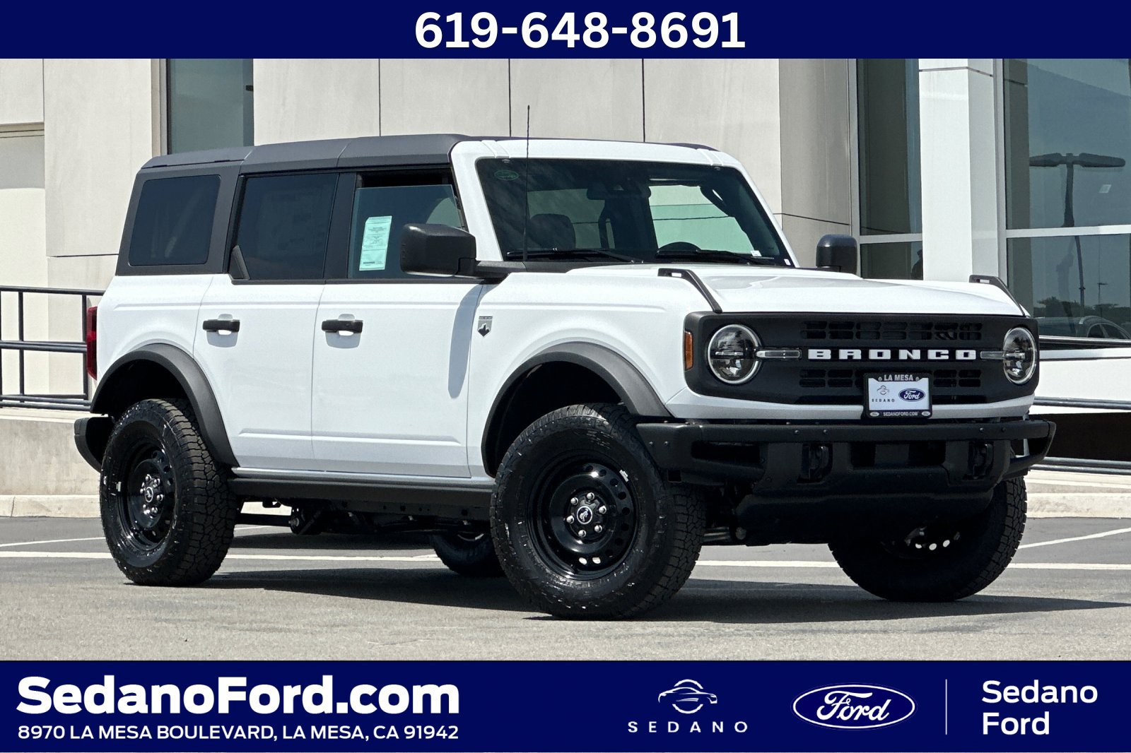 New 2026 Ford Bronco Big Bend w/ Black Diamond Package