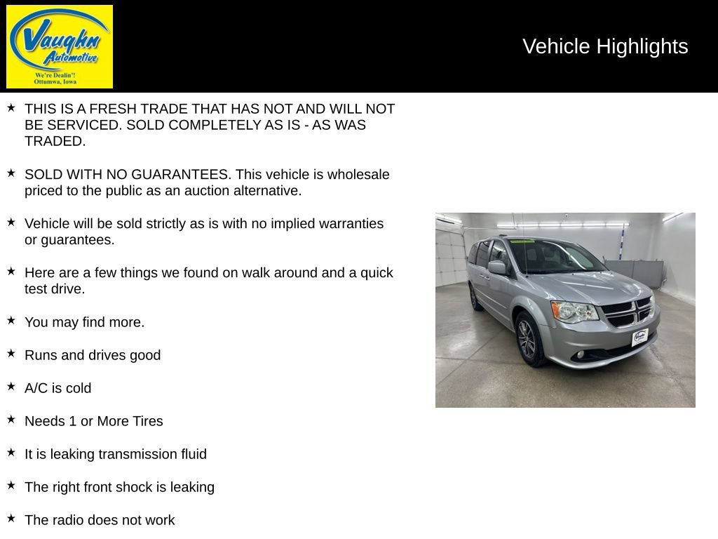 Used 2017 Dodge Grand Caravan SXT FWD image 2