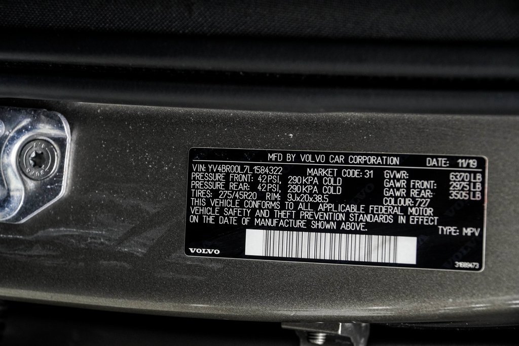 Used 2020 Volvo XC90 T8 Inscription image 42