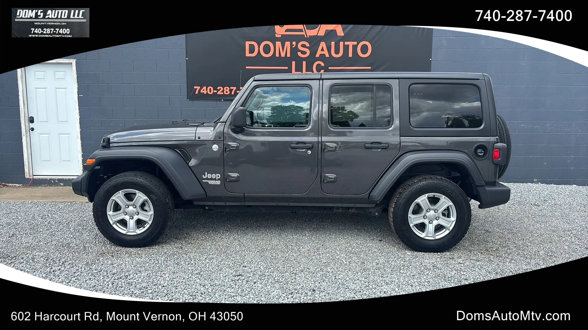 Used 2020 Jeep Wrangler Unlimited Sport S