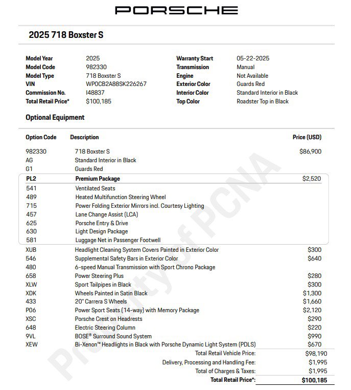 Certified 2025 Porsche 718 Boxster S image 12