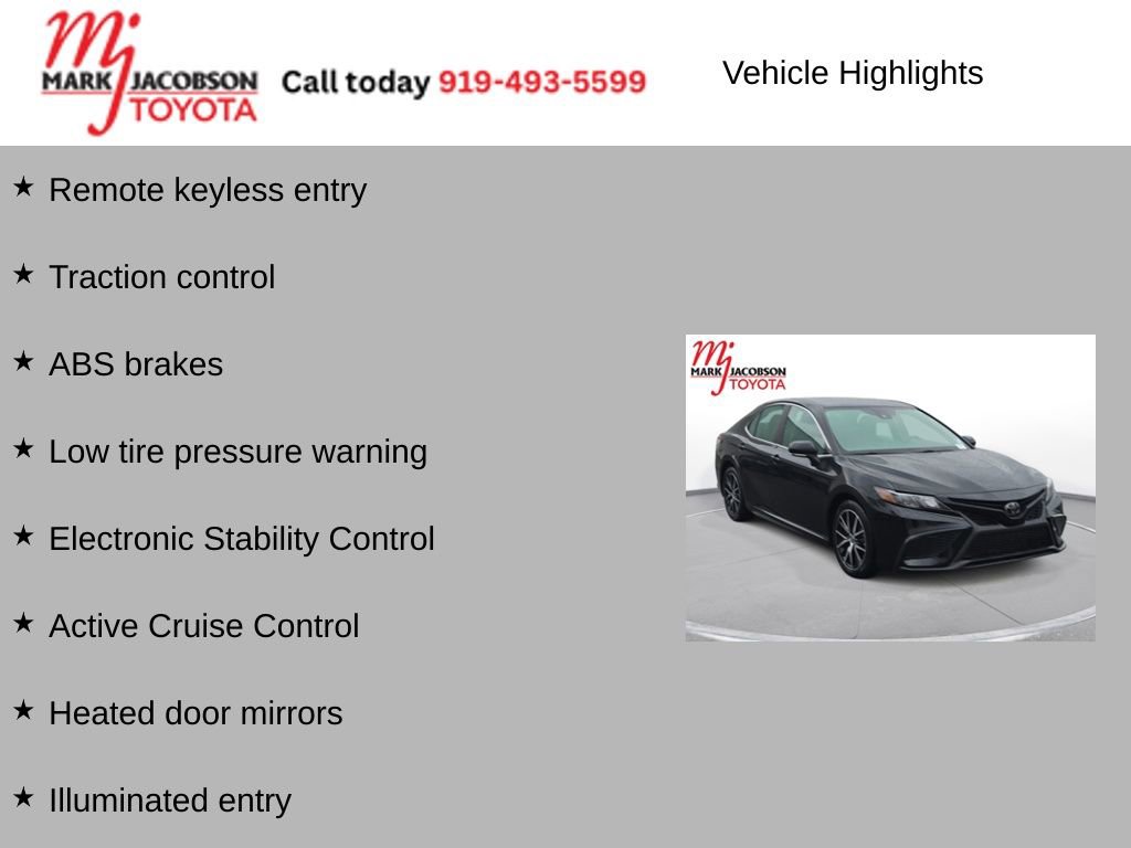 Used 2023 Toyota Camry SE image 7