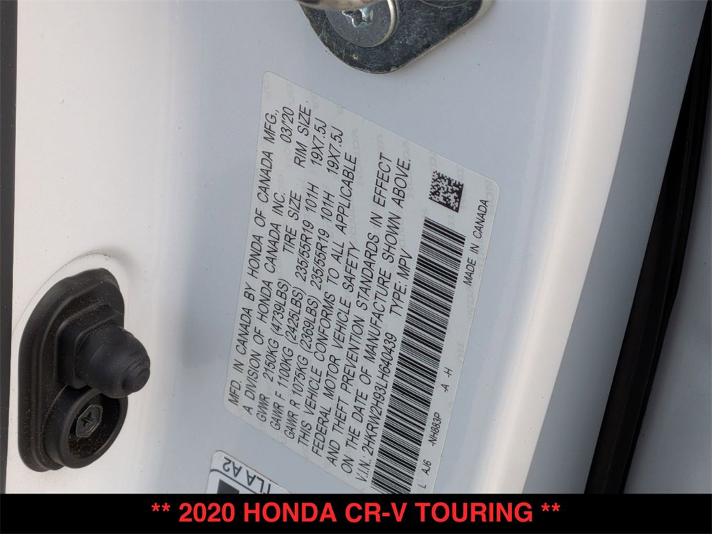 Used 2020 Honda CR-V Touring image 29