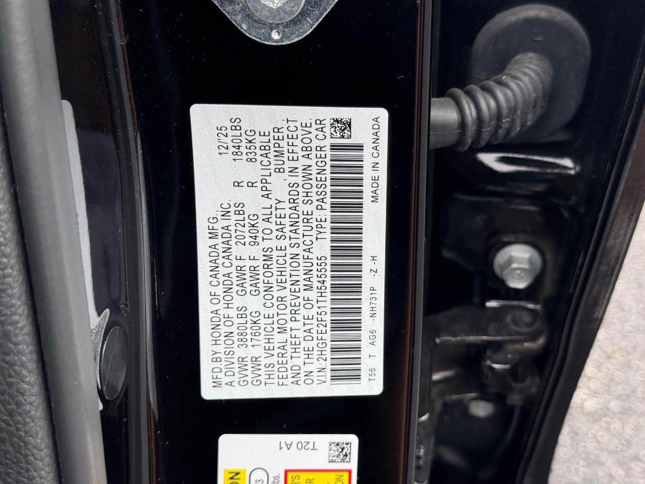 Certified 2026 Honda Civic Sport image 25