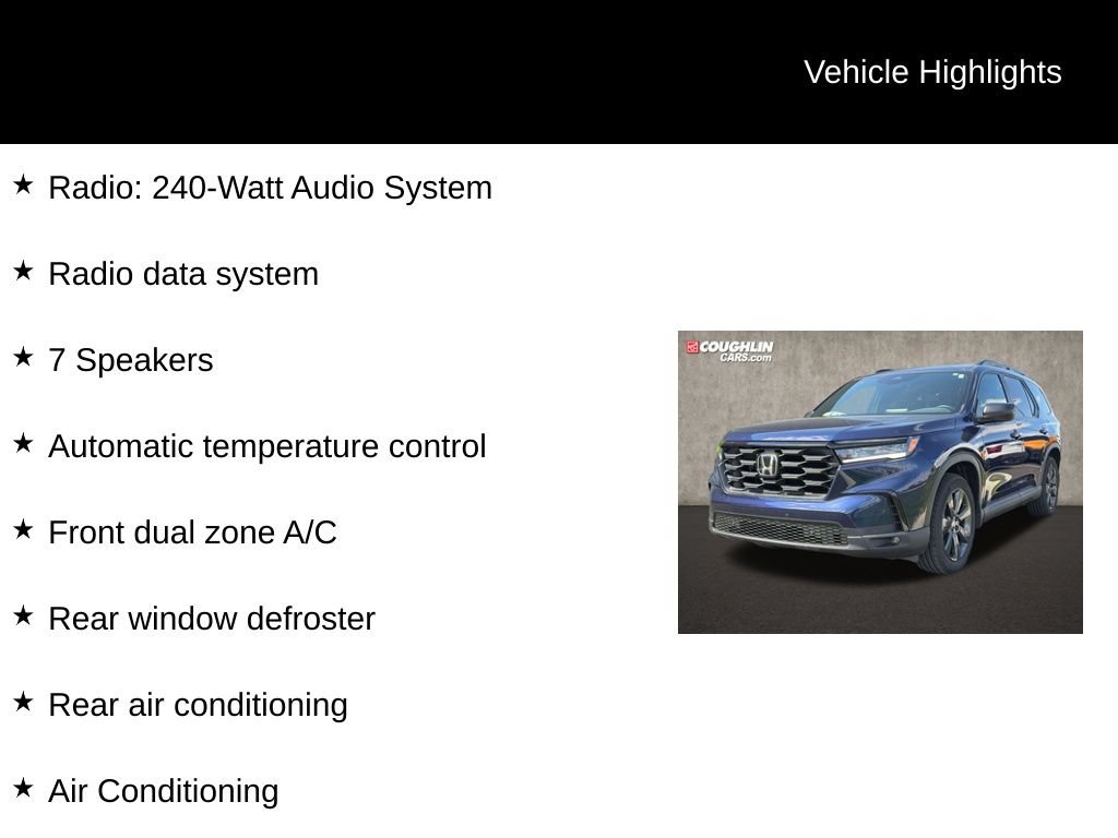 Used 2025 Honda Pilot Sport image 2