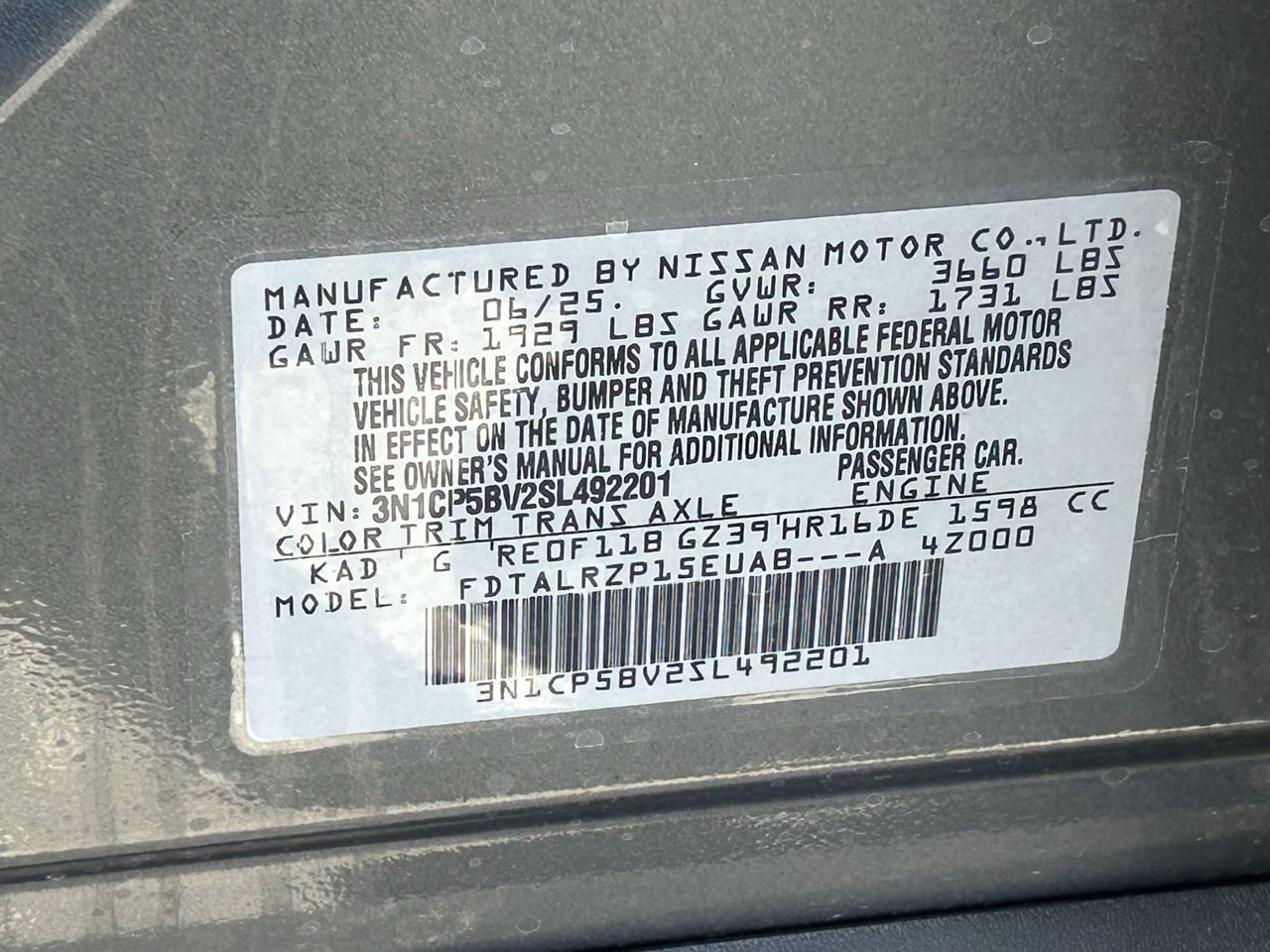 New 2025 Nissan Kicks Play S image 35