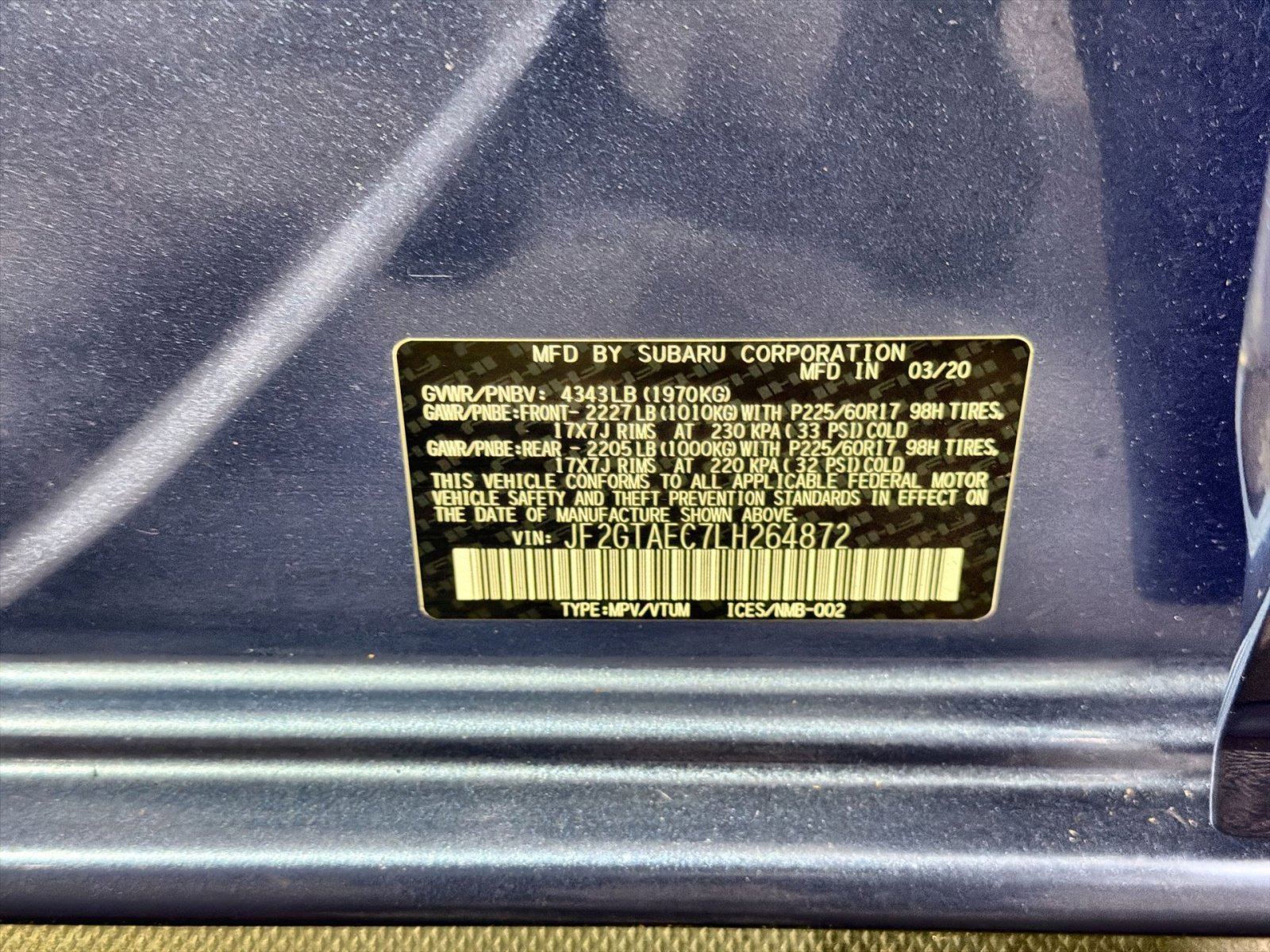 Used 2020 Subaru Crosstrek 2.0i Premium w/ Moonroof Package 2 image 36