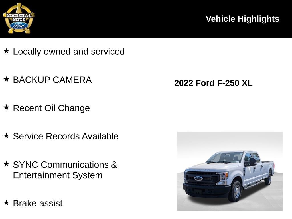 Used 2022 Ford F250 XL w/ Power Equipment Group image 2