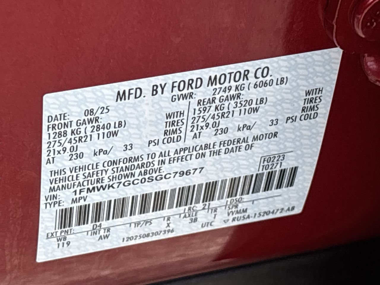 Used 2025 Ford Explorer ST w/ Sun And Sound Package image 37