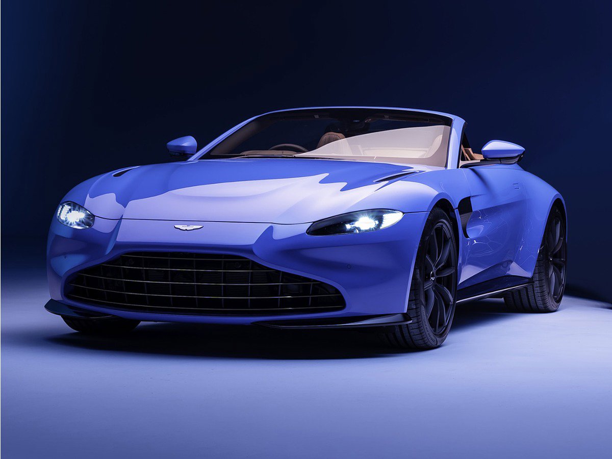 Used 2021 Aston Martin V8 Vantage Roadster RWD video 1