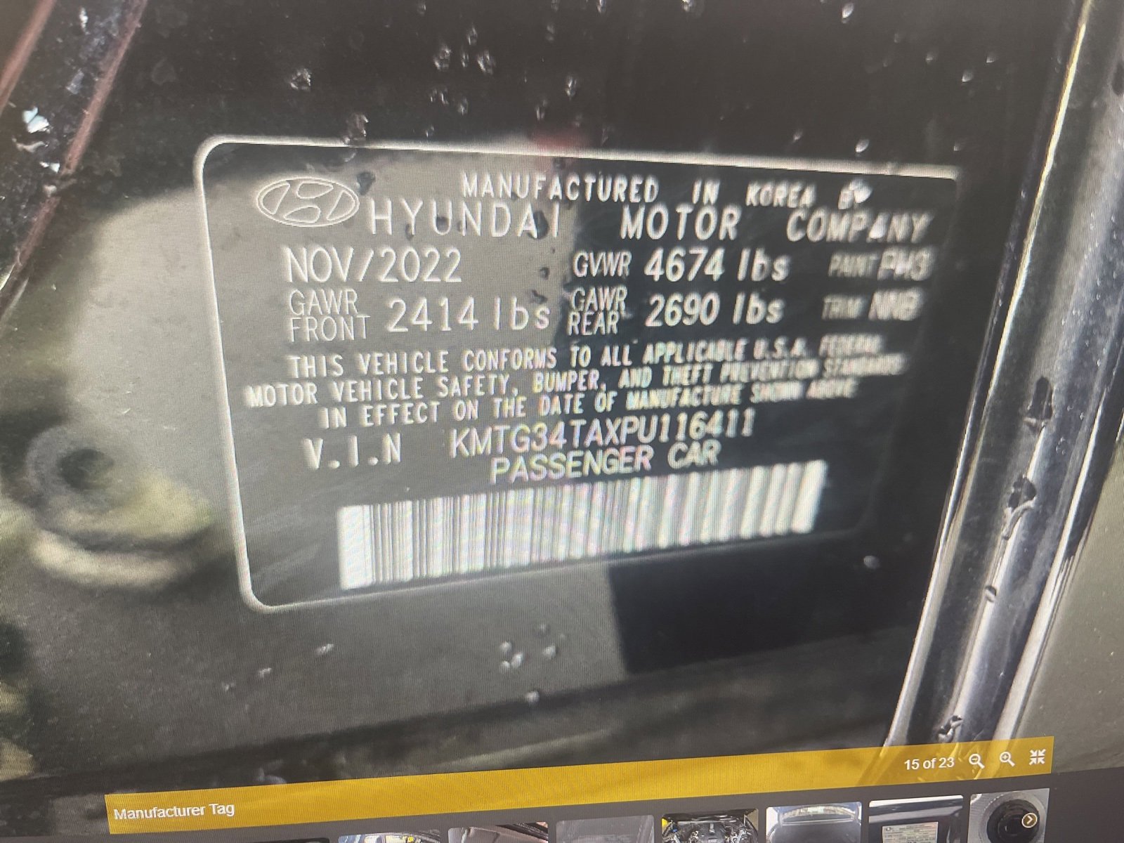Certified 2023 Genesis G70 2.0T image 13