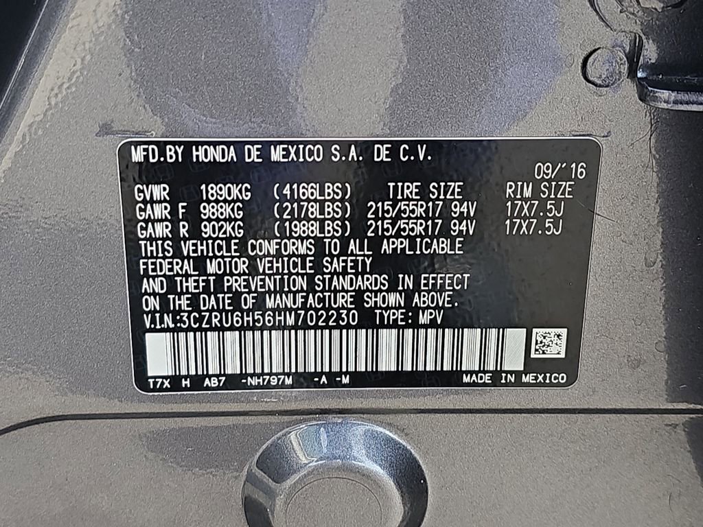 Used 2017 Honda HR-V EX image 37