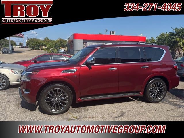 Used 2021 Nissan Armada Platinum w/ Captain's Chairs Package RWD image 3