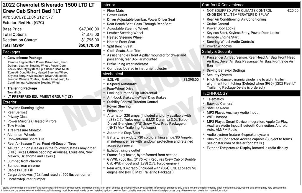 Used 2022 Chevrolet Silverado 1500 LT AWD/4WD image 20