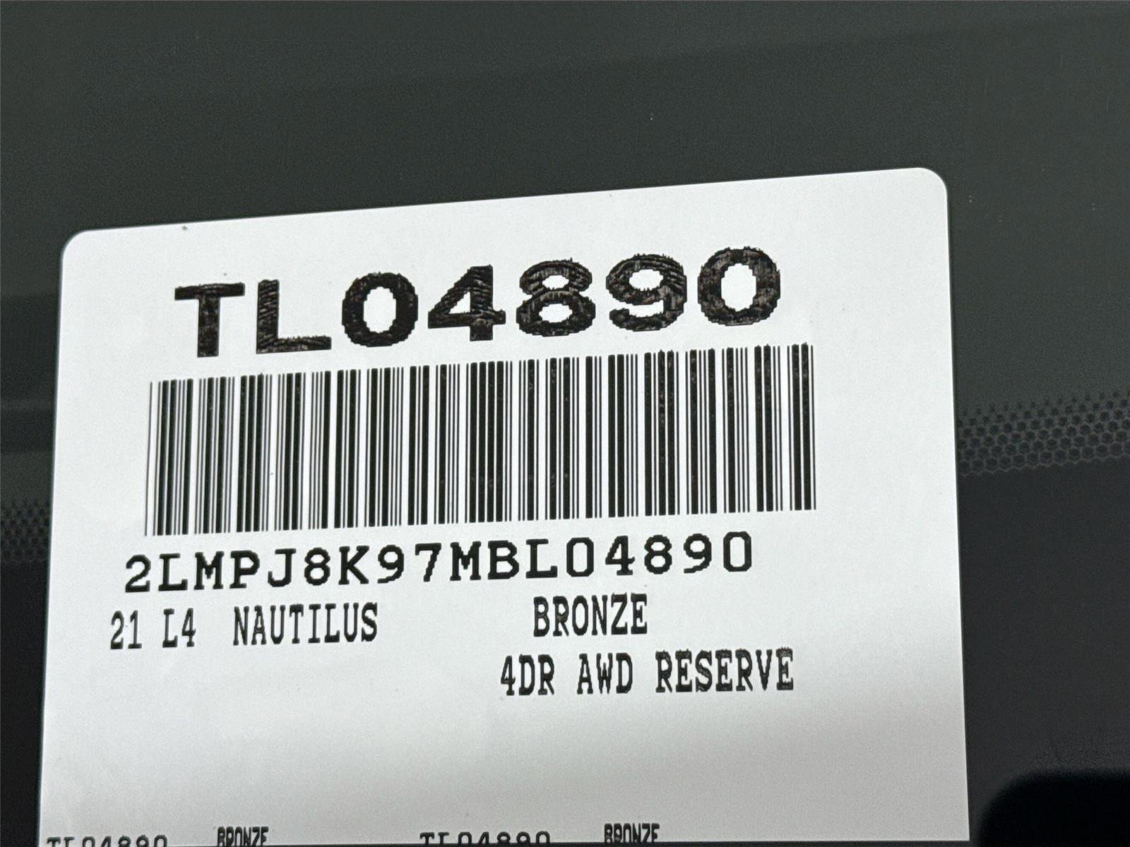 Used 2021 Lincoln Nautilus Reserve w/ Cargo Utility Package image 51