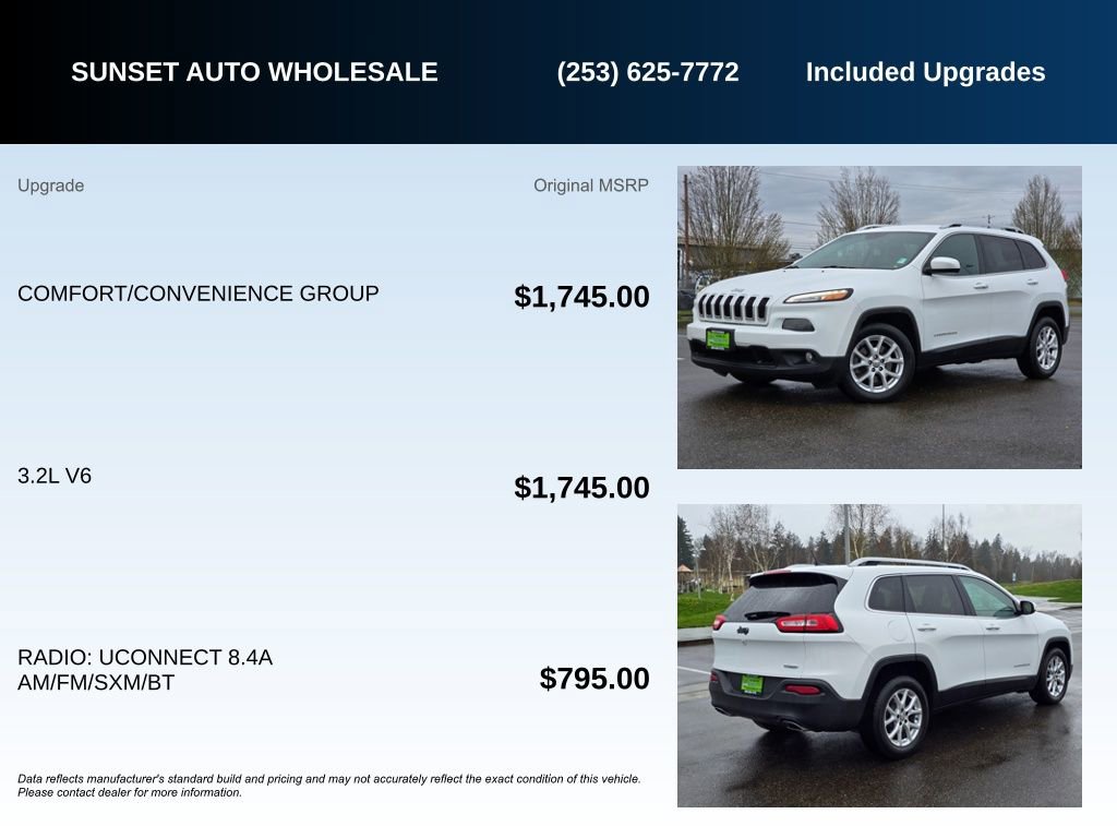 Used 2015 Jeep Cherokee Latitude w/ Comfort/Convenience Group FWD image 22