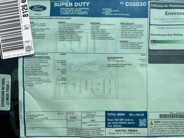 New 2026 Ford F250 XL w/ XL Chrome Package image 3