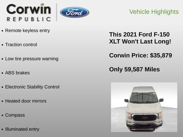Used 2021 Ford F150 XLT w/ Equipment Group 301A Mid AWD/4WD image 6