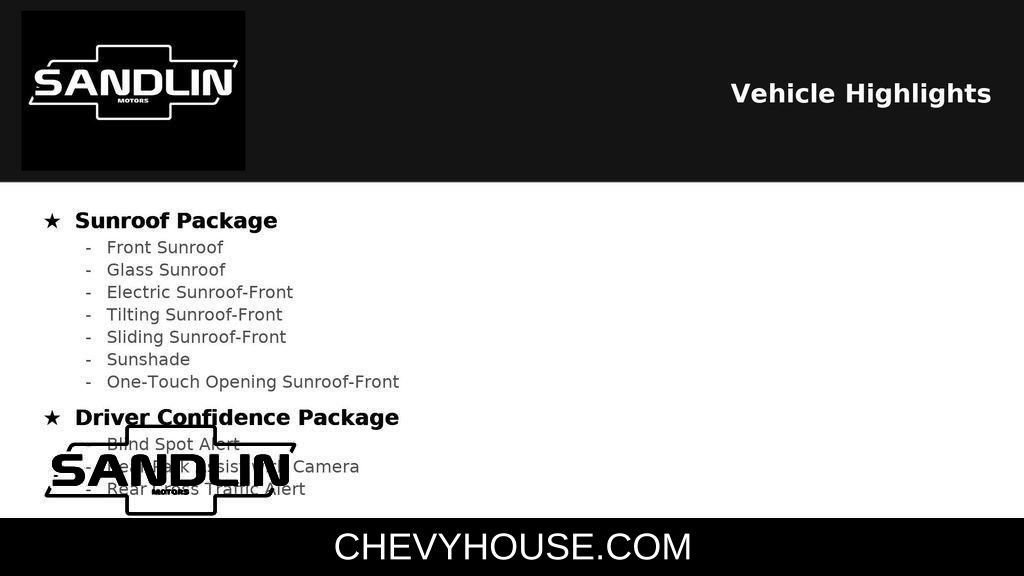 Used 2024 Chevrolet Trax RS w/ Sunroof Package FWD image 46