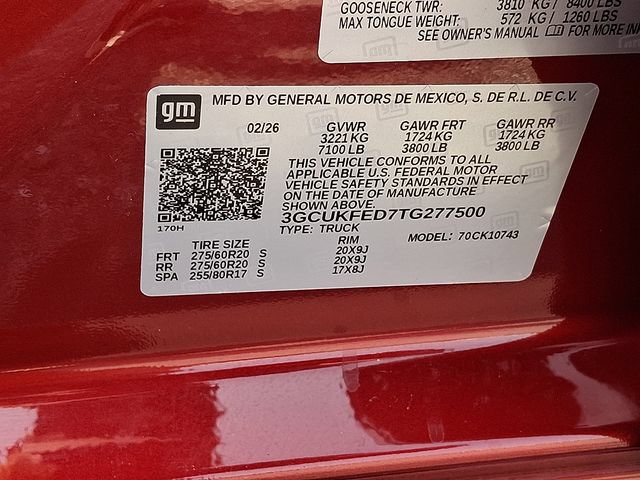 Certified 2026 Chevrolet Silverado 1500 LT Trail Boss w/ Safety Package AWD/4WD image 30
