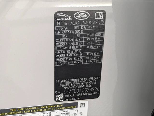 New 2026 Land Rover Defender 110 X-Dynamic SE AWD/4WD image 21
