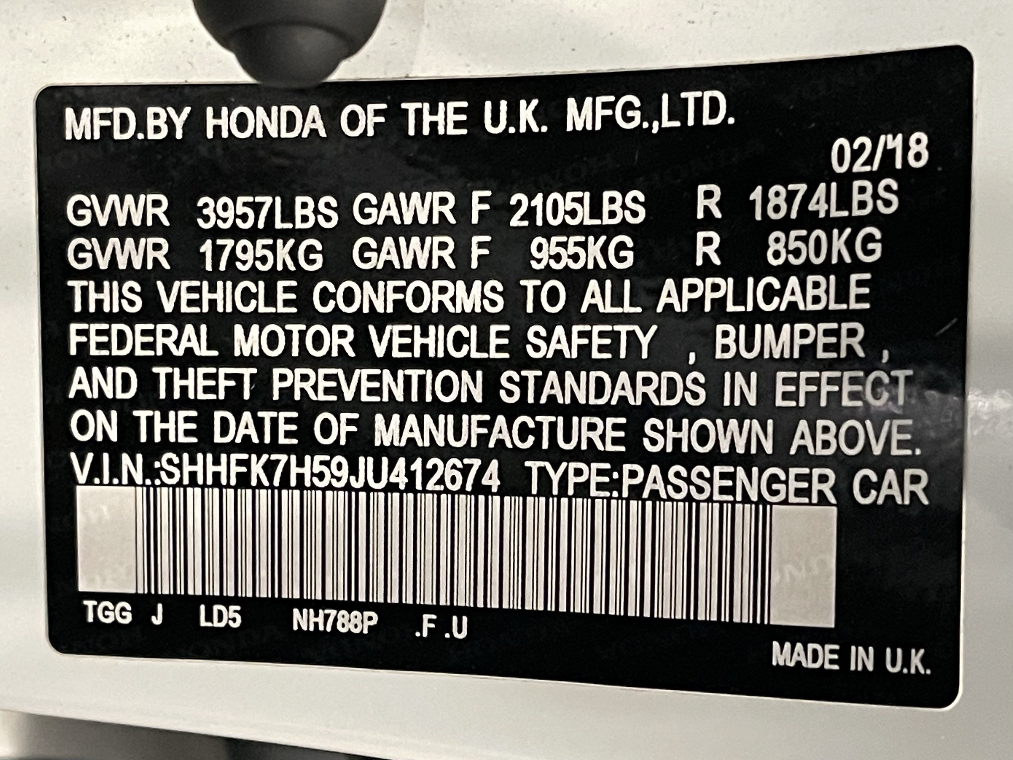 Used 2018 Honda Civic EX image 24