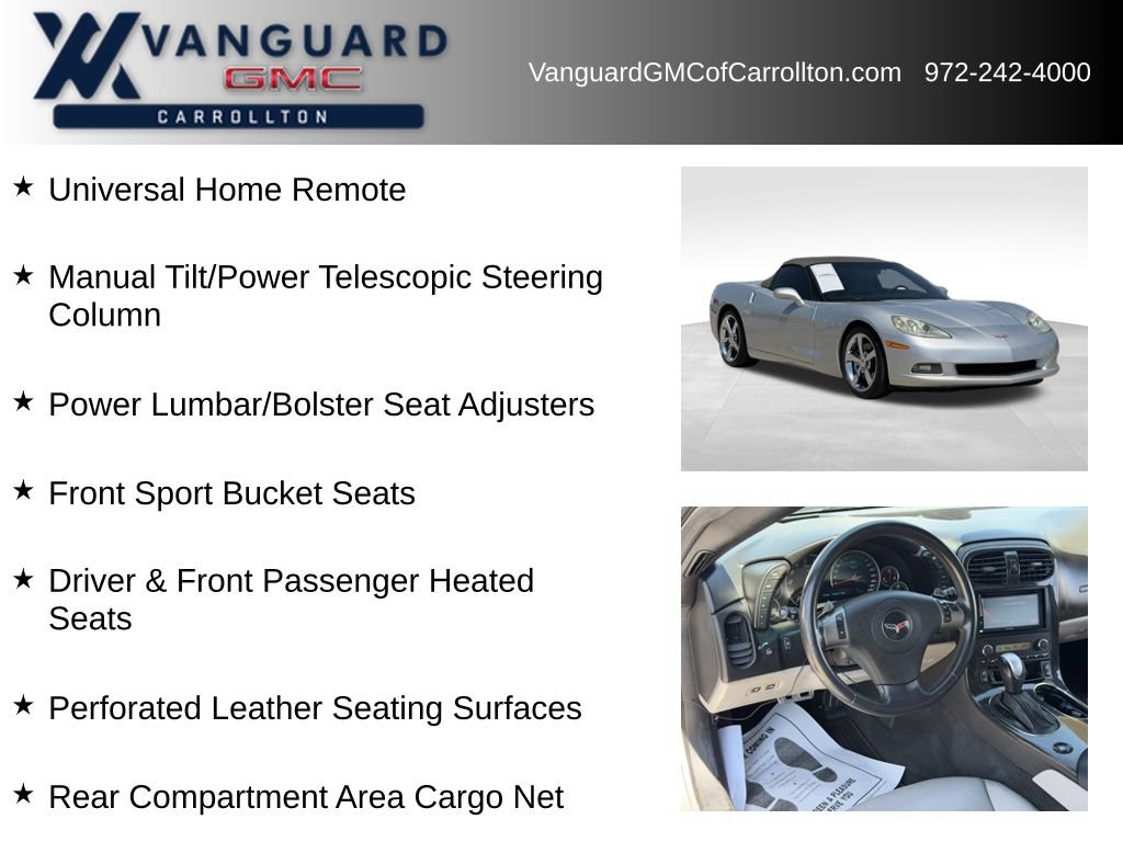 Used 2010 Chevrolet Corvette Convertible w/ Preferred Equipment Group RWD image 12