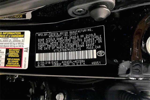 Used 2021 Toyota Avalon XLE w/ Moonroof Package image 19