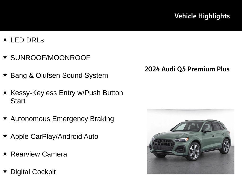 Used 2024 Audi Q5 2.0T Premium Plus w/ Premium Plus Package AWD/4WD image 30