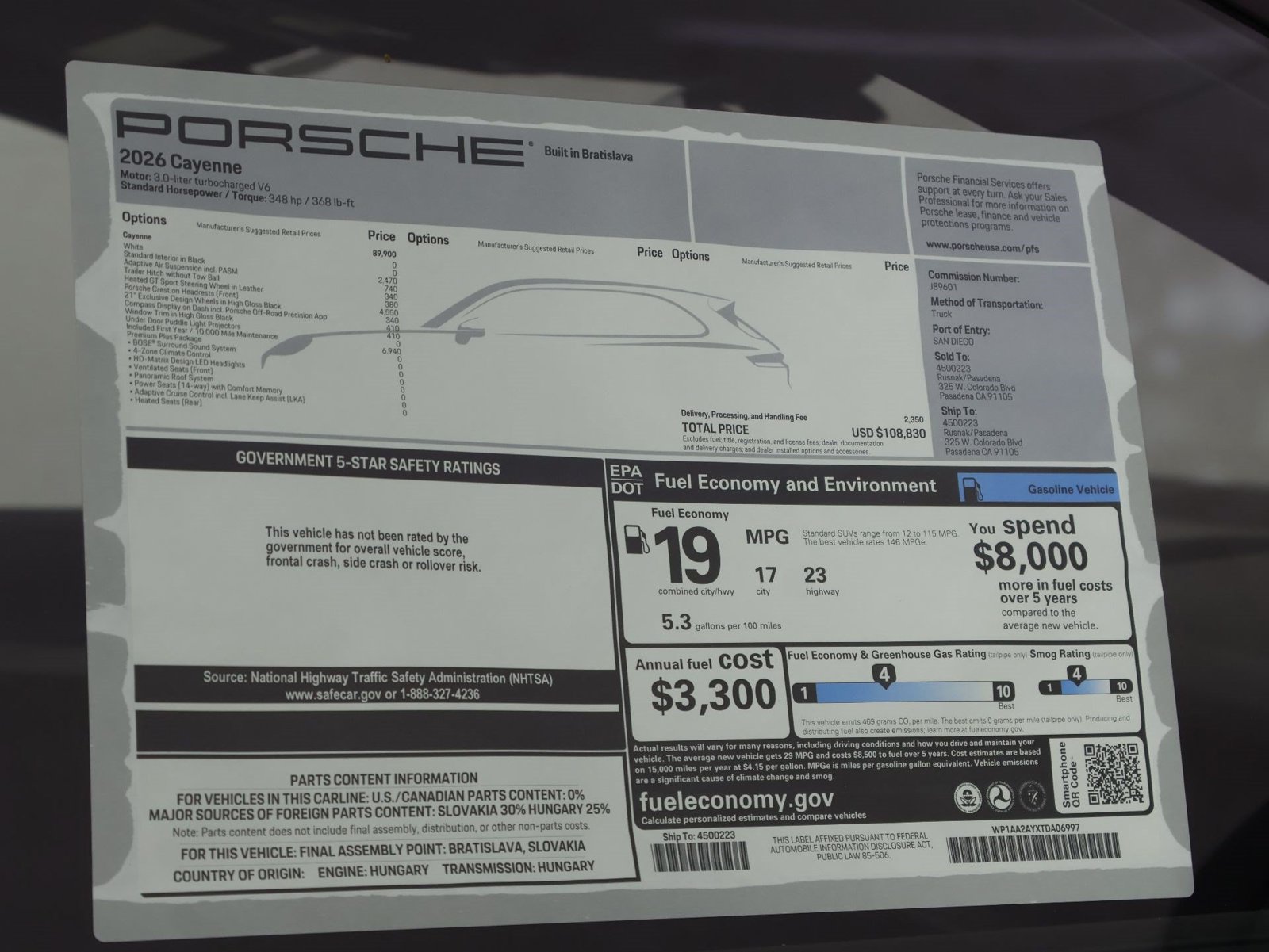 New 2026 Porsche Cayenne AWD/4WD image 25