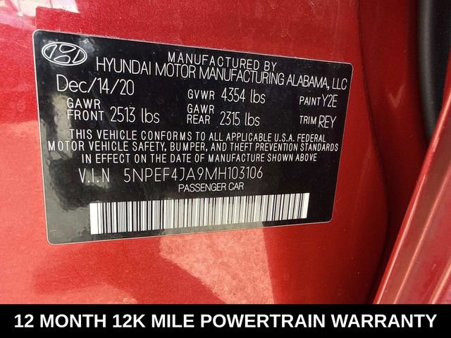 Used 2021 Hyundai Sonata SEL w/ Convenience Package image 30