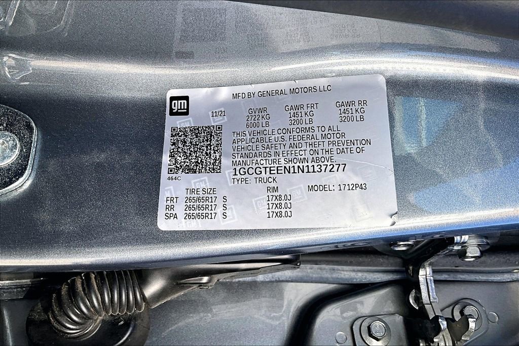 Used 2022 Chevrolet Colorado ZR2 w/ ZR2 Dusk Special Edition image 44