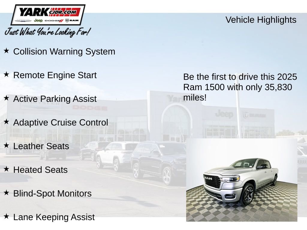 Used 2025 RAM 1500 Laramie w/ Sport Appearance Package image 13