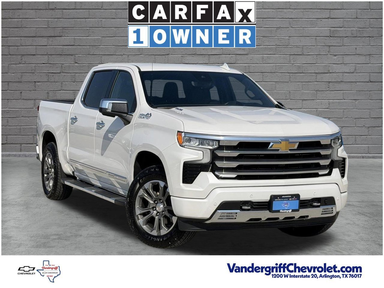 Certified 2023 Chevrolet Silverado 1500 High Country w/ Technology Package AWD/4WD image 1