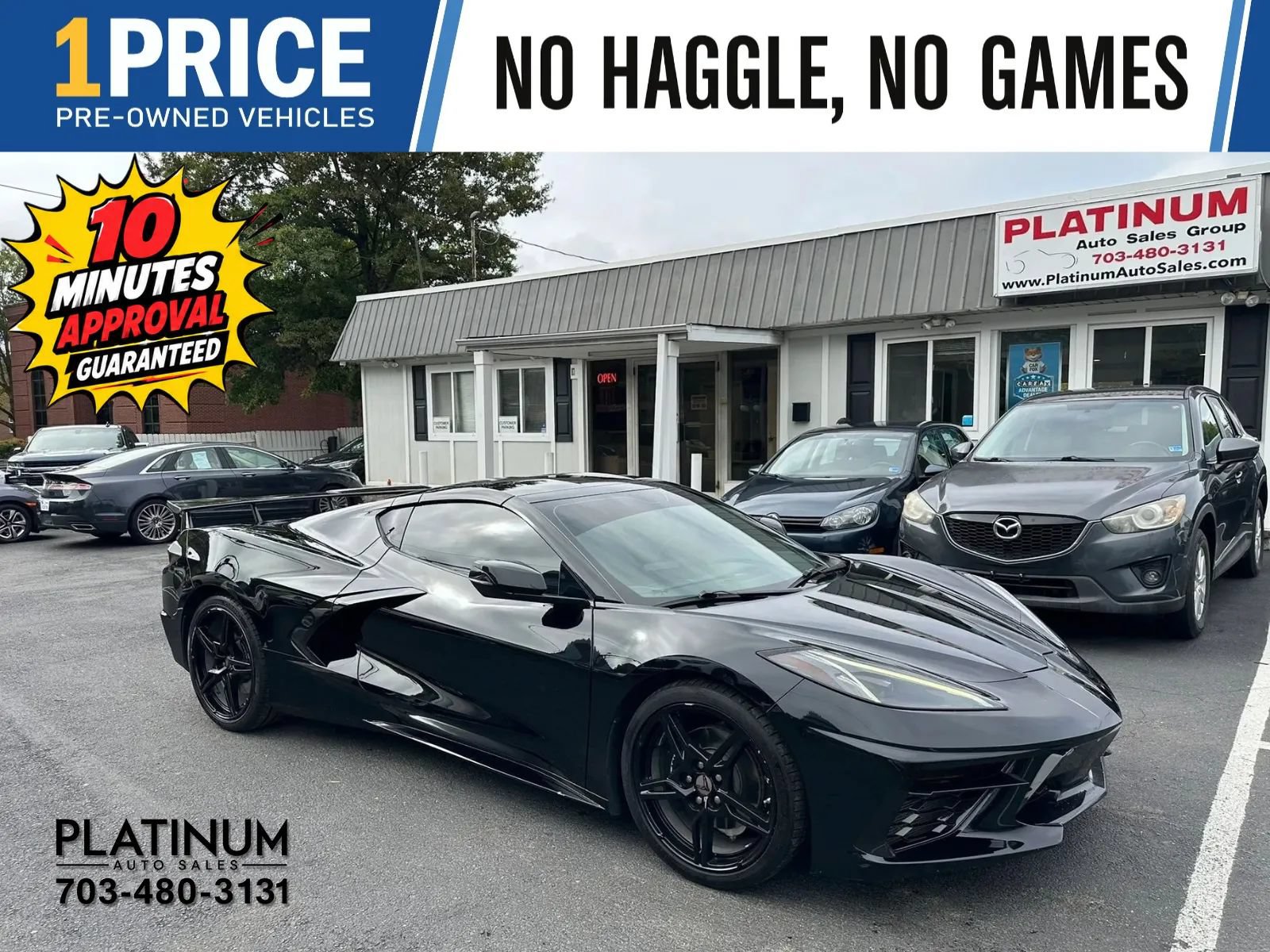 Used 2020 Chevrolet Corvette Stingray Coupe w/ 1LT
