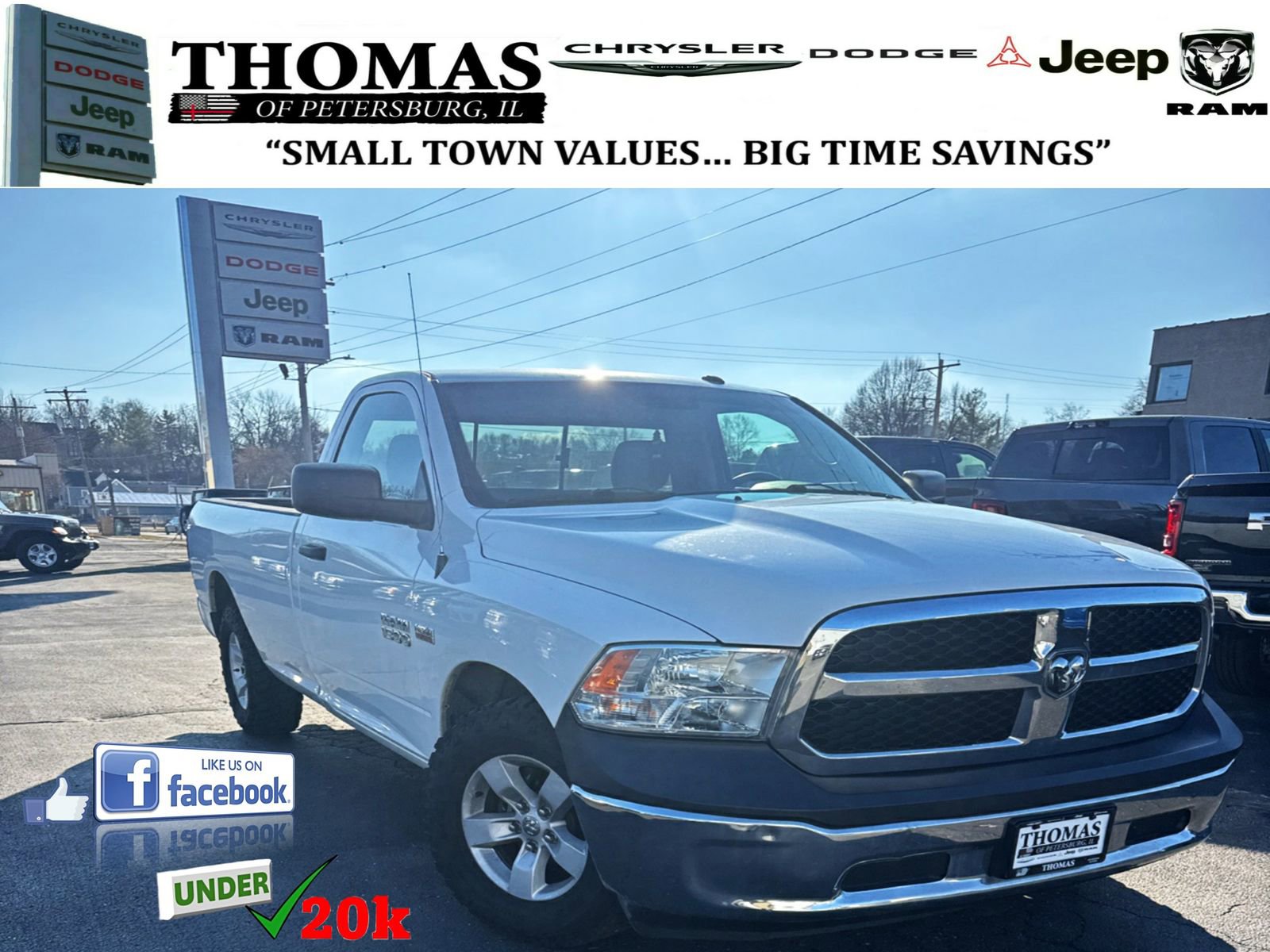 Used 2017 RAM 1500 Tradesman w/ Power & Remote Entry Group image 1