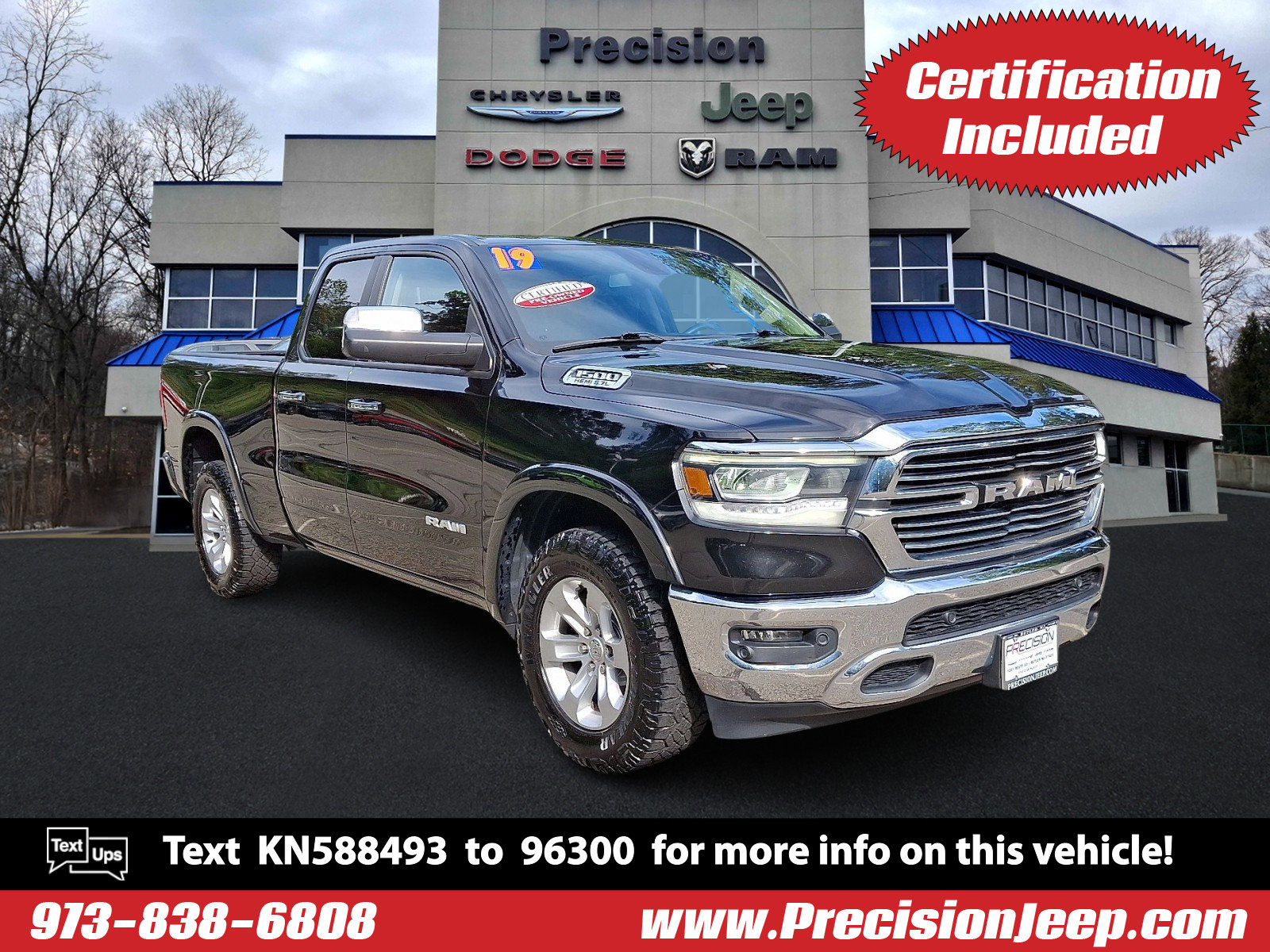 Certified 2019 RAM 1500 Laramie