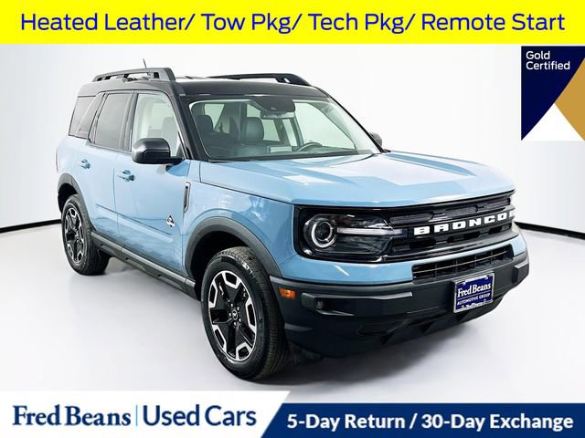 Certified 2022 Ford Bronco Sport Outer Banks w/ Tech Package