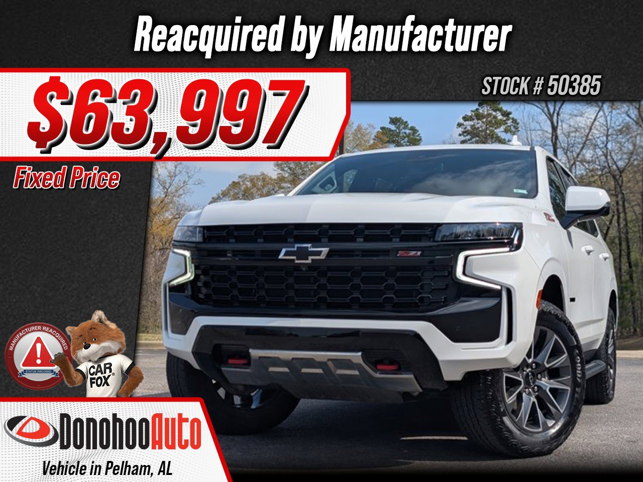Used 2024 Chevrolet Tahoe Z71 w/ Z71 Off-Road Package image 1