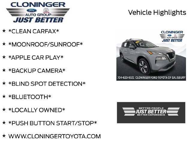 Used 2021 Nissan Rogue SL w/ Premium Package FWD image 3
