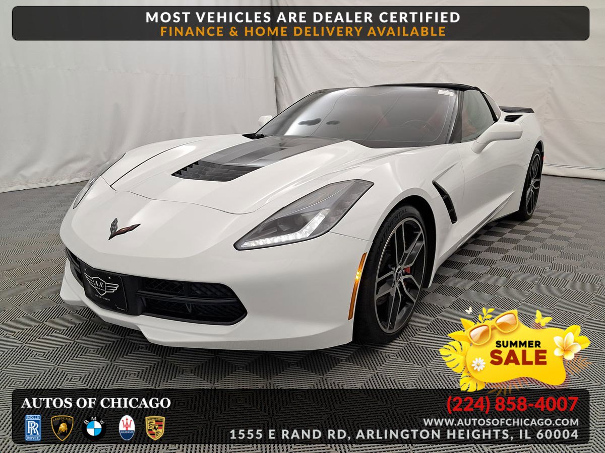 Used 2019 Chevrolet Corvette Stingray Coupe w/ Carbon Flash Badge Package
