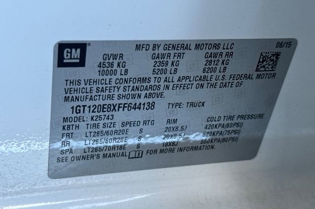 Used 2015 GMC Sierra 2500 Denali w/ Duramax Plus Package AWD/4WD image 27